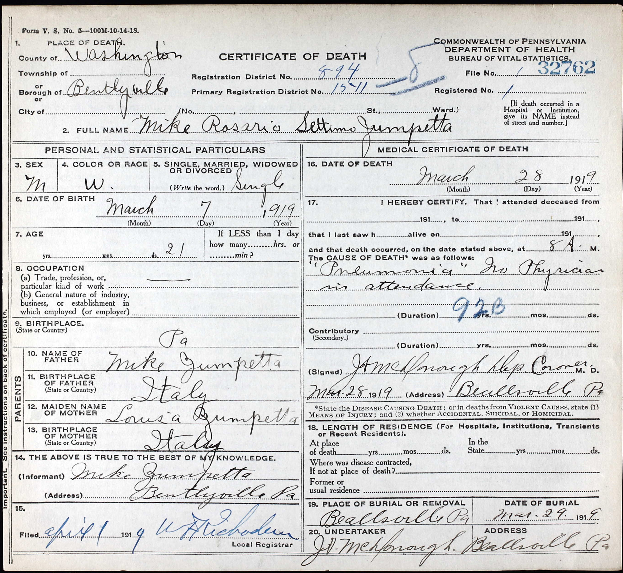 Mike Rosario Zumpetta